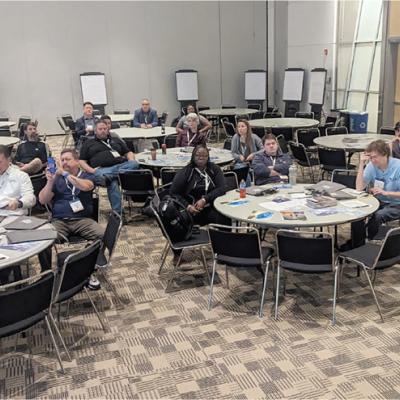 AMA staff, alongside NASA, presented at the 2023 Association for Uncrewed Vehicle Systems International Xponential Conference in Denver. 