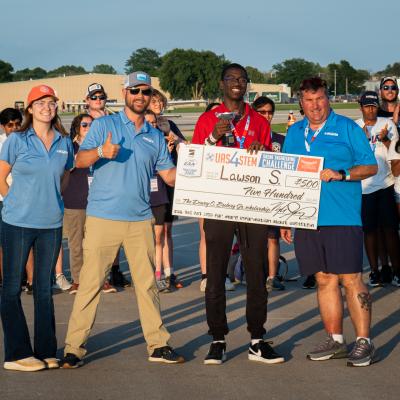 Lawson Scott, recipient of the Dewey O Broberg Award