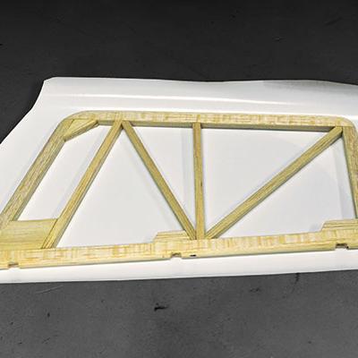 a close up of a box