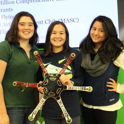 All Girls Boarding School participates in the DaVinci Challenge: Build a Drone Workshop. DaVinci Challenge:Flight Day will be hosted at the Foxcroft School in Middleburg, VA.