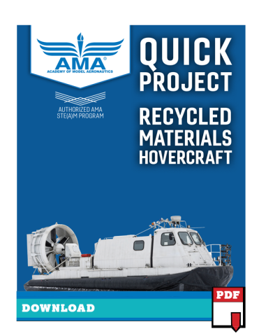 quick projects recycled materials hovercraft