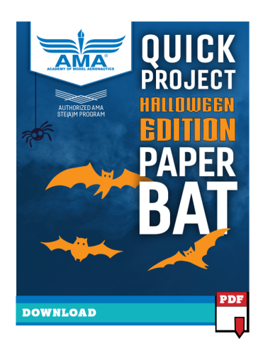quick projects Halloween paper bat