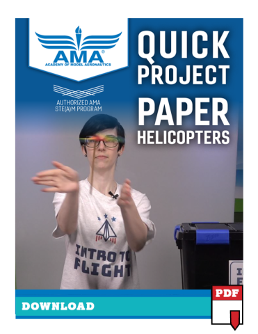 quick project paper helicopters