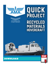 quick projects recycled materials hovercraft