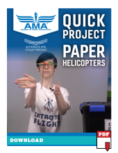 quick project paper helicopters