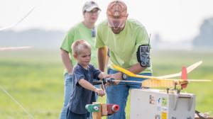 people enjoying model aviation
