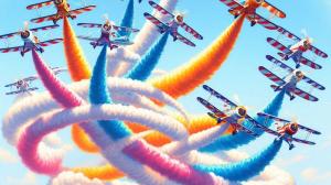 group of planes flying together
