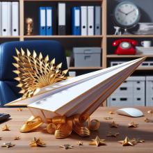 Extravagant Paper Airplane