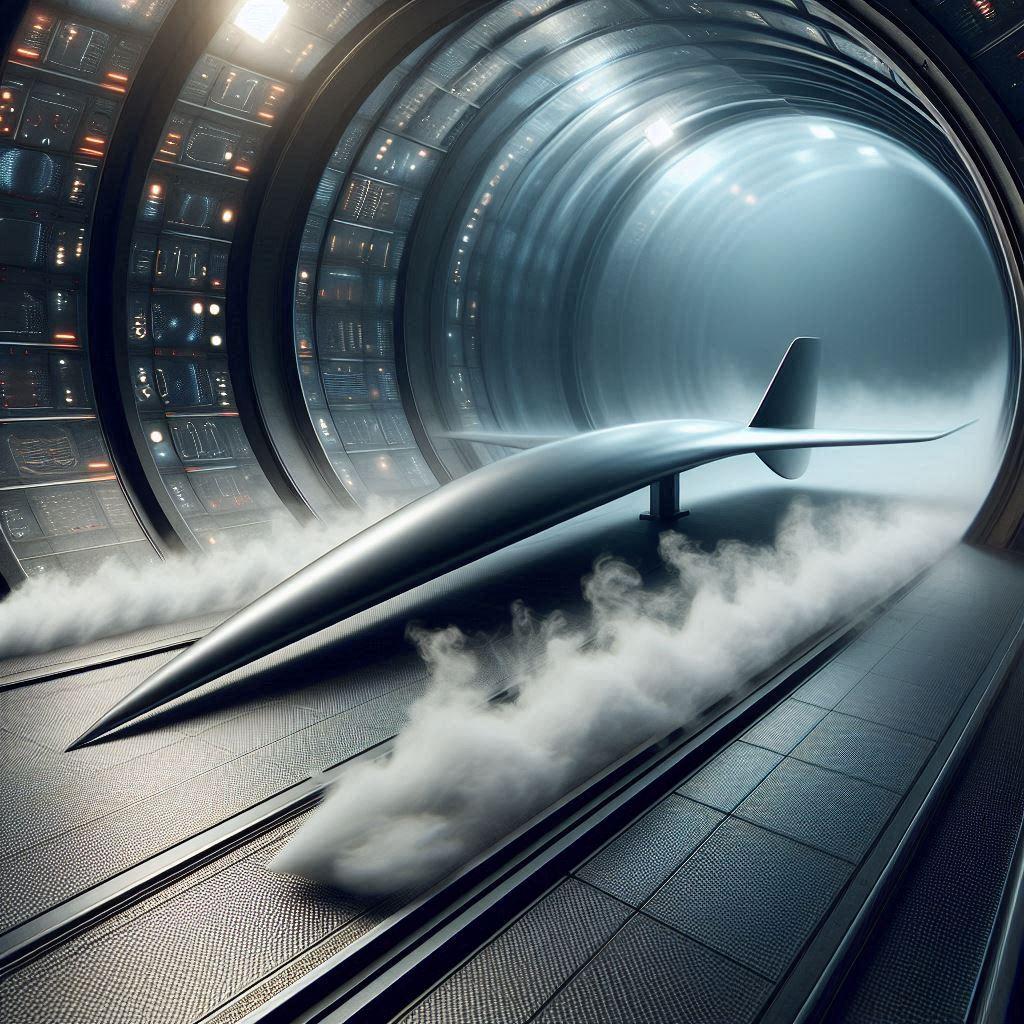 A plane in the shape of bennoulli airfoil